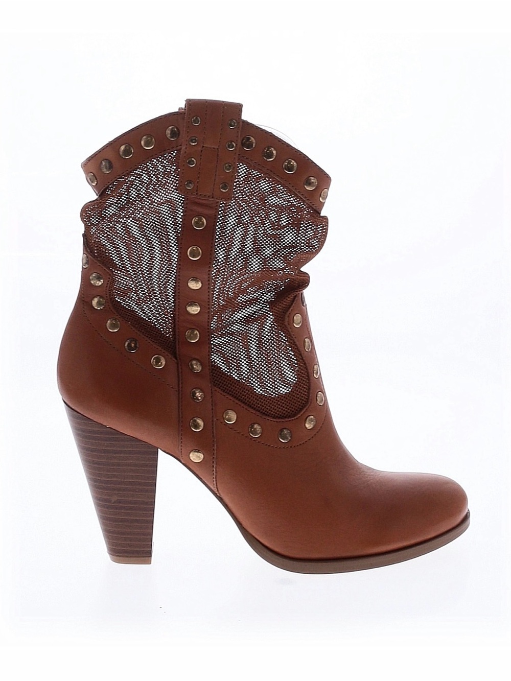BCBGeneration "Winston" Tan Western Mesh Boot